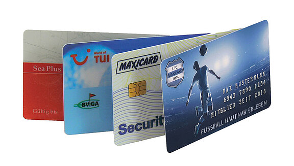 Plastikkarten in Kreditkartenqualität
