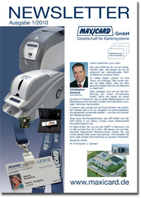 MAXICARD Newsletter 01/2010 
