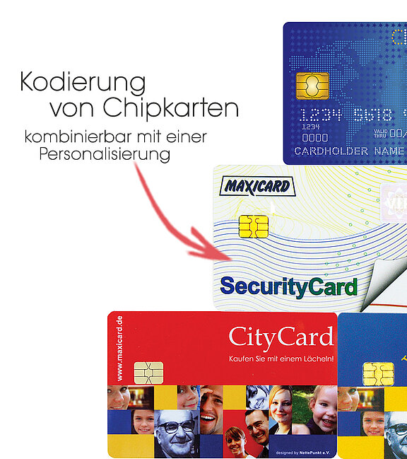 Adressfeldetiketten, chipkartengerecht für Personalisierung, 2